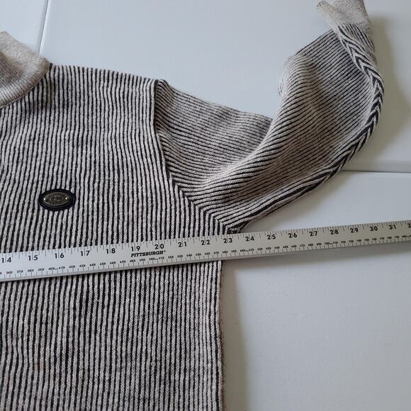 Silver Stream Sweater Mens Medium Wool Half Zip Pullover New Zealand Gorpcore - Picture 7 of 9